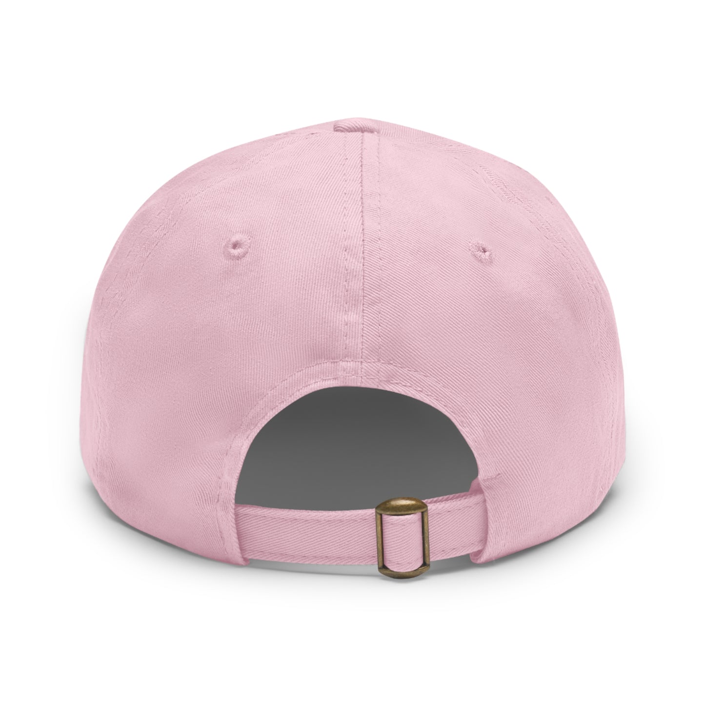 Unisex Hat with Leather Patch (Round)