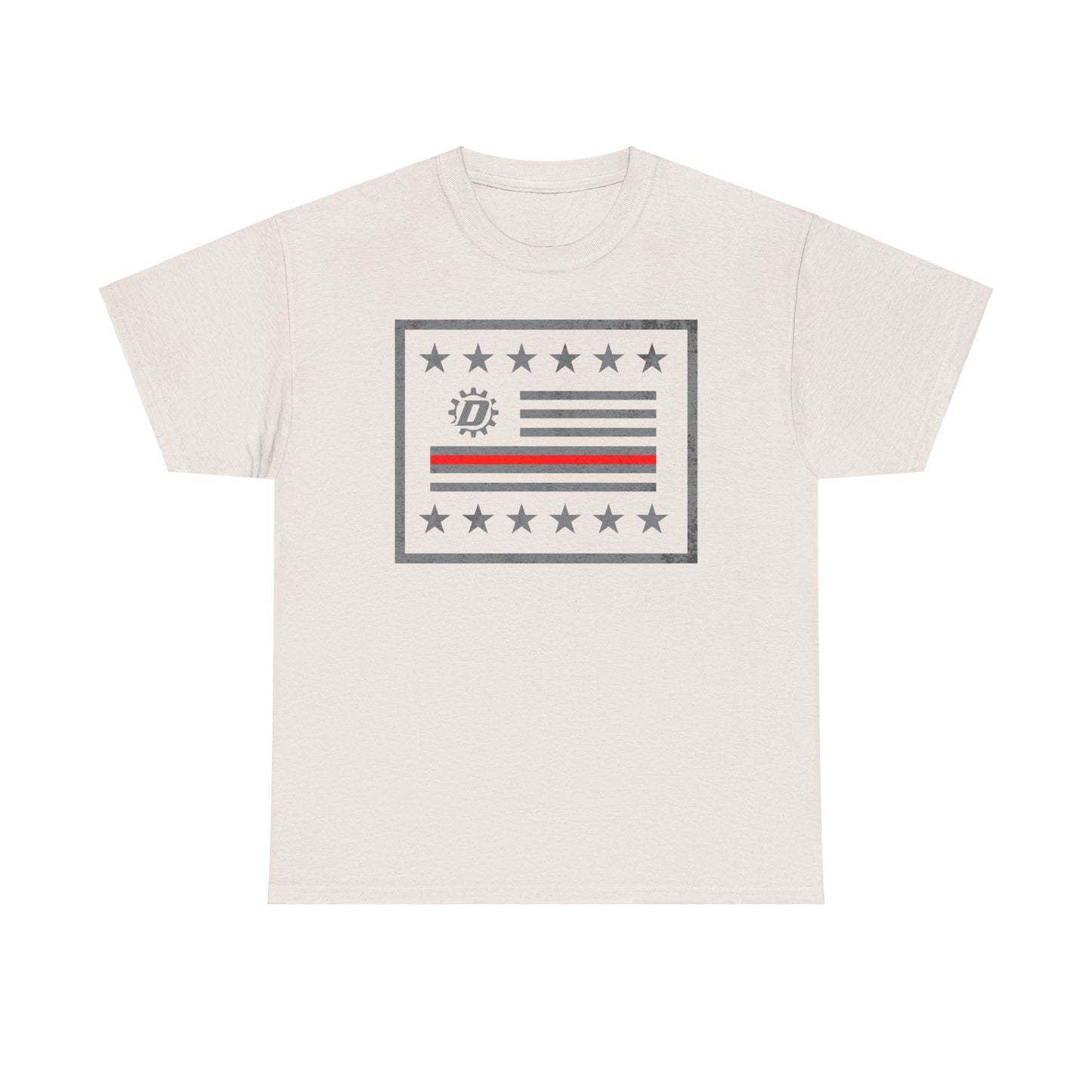 Thin Red Line Flag Unisex Heavy Cotton Tee