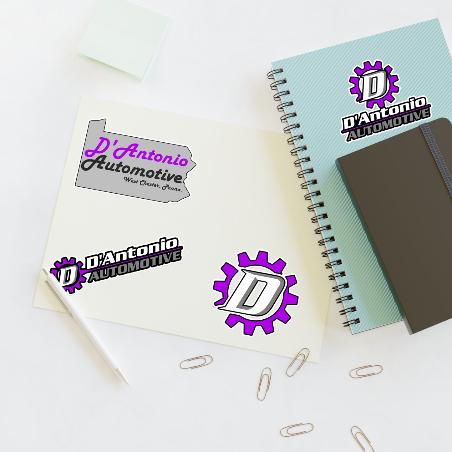 D'Antonio Auto Vinyl Sticker Sheets