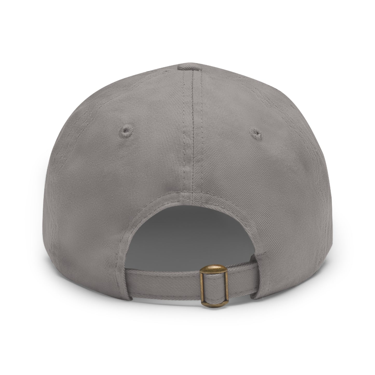 Unisex Hat with Leather Patch (Round)