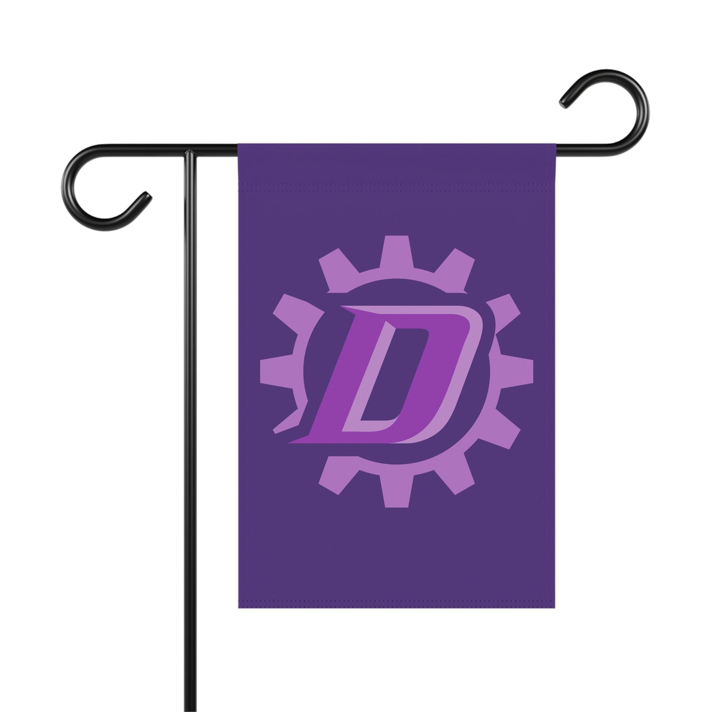 Gear Logo Garden & House Banner- Purple