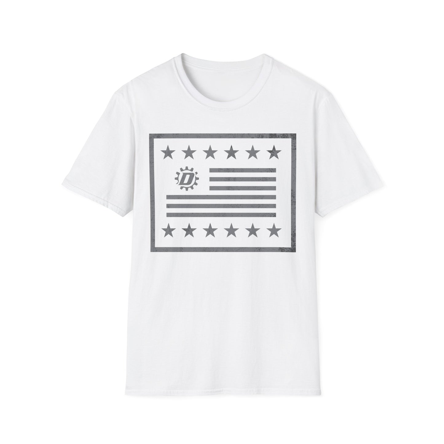 Gear Logo Flag Unisex Softstyle T-Shirt