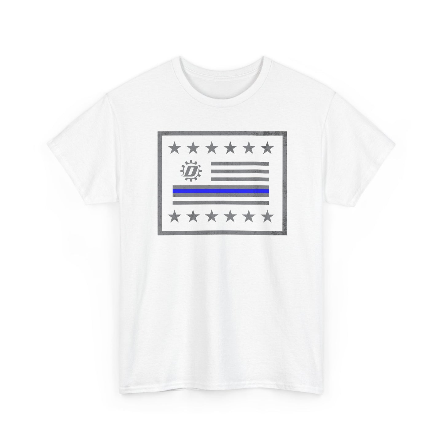 Thin Blue Line Flag T‑Shirt — Police Support Graphic Tee