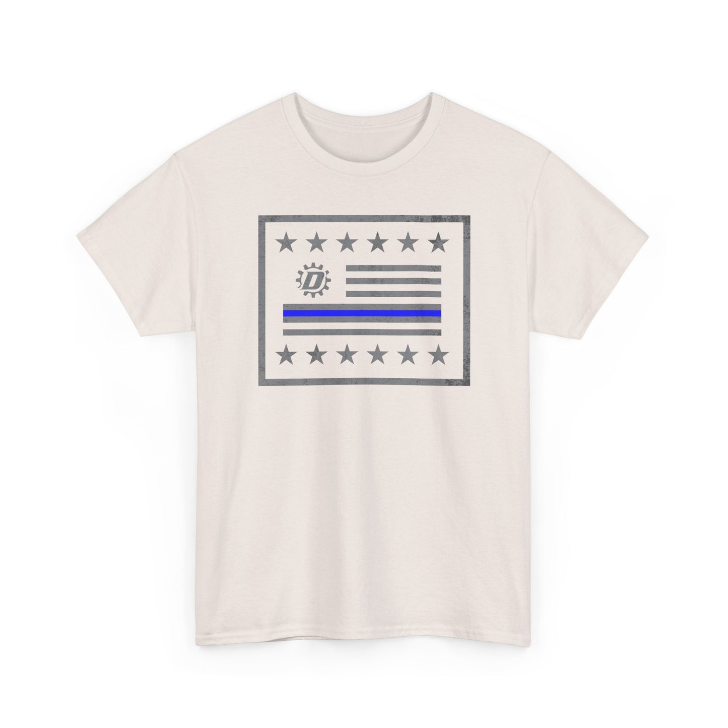 Thin Blue Line Flag T‑Shirt — Police Support Graphic Tee