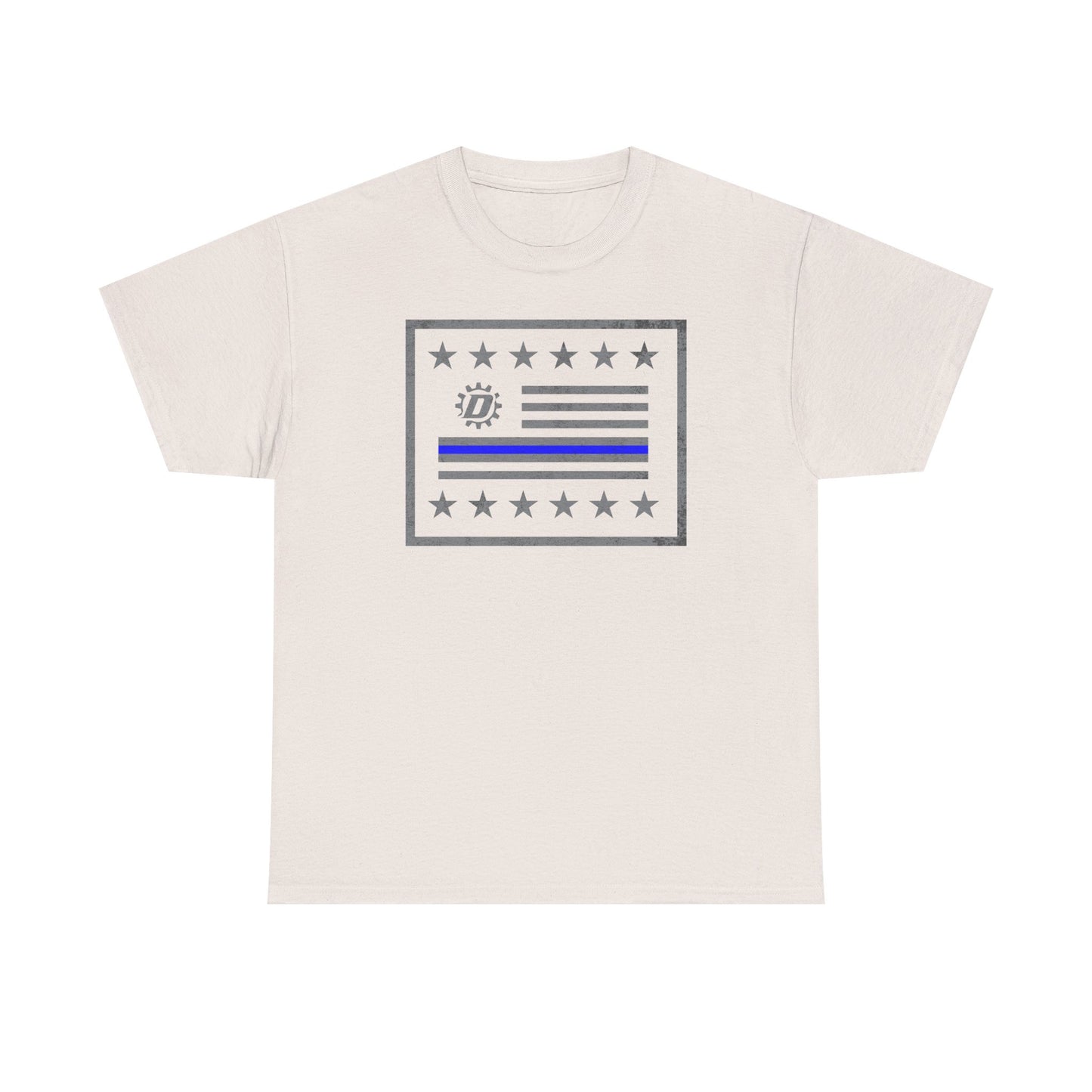 Thin Blue Line Flag T‑Shirt — Police Support Graphic Tee