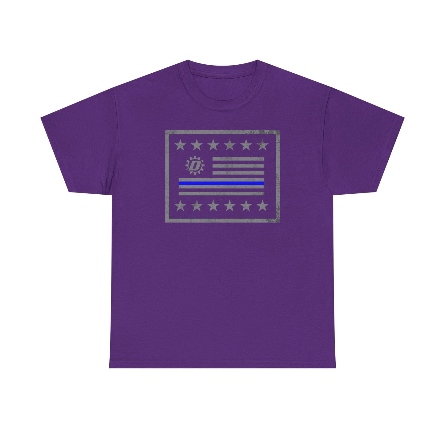 Thin Blue Line Flag T‑Shirt — Police Support Graphic Tee