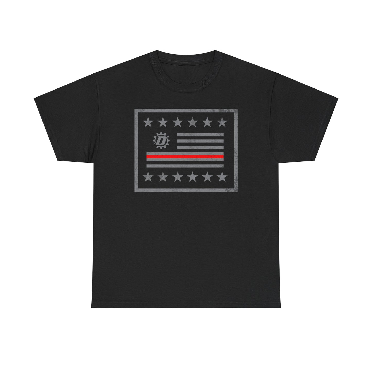 Thin Red Line Flag Unisex Heavy Cotton Tee