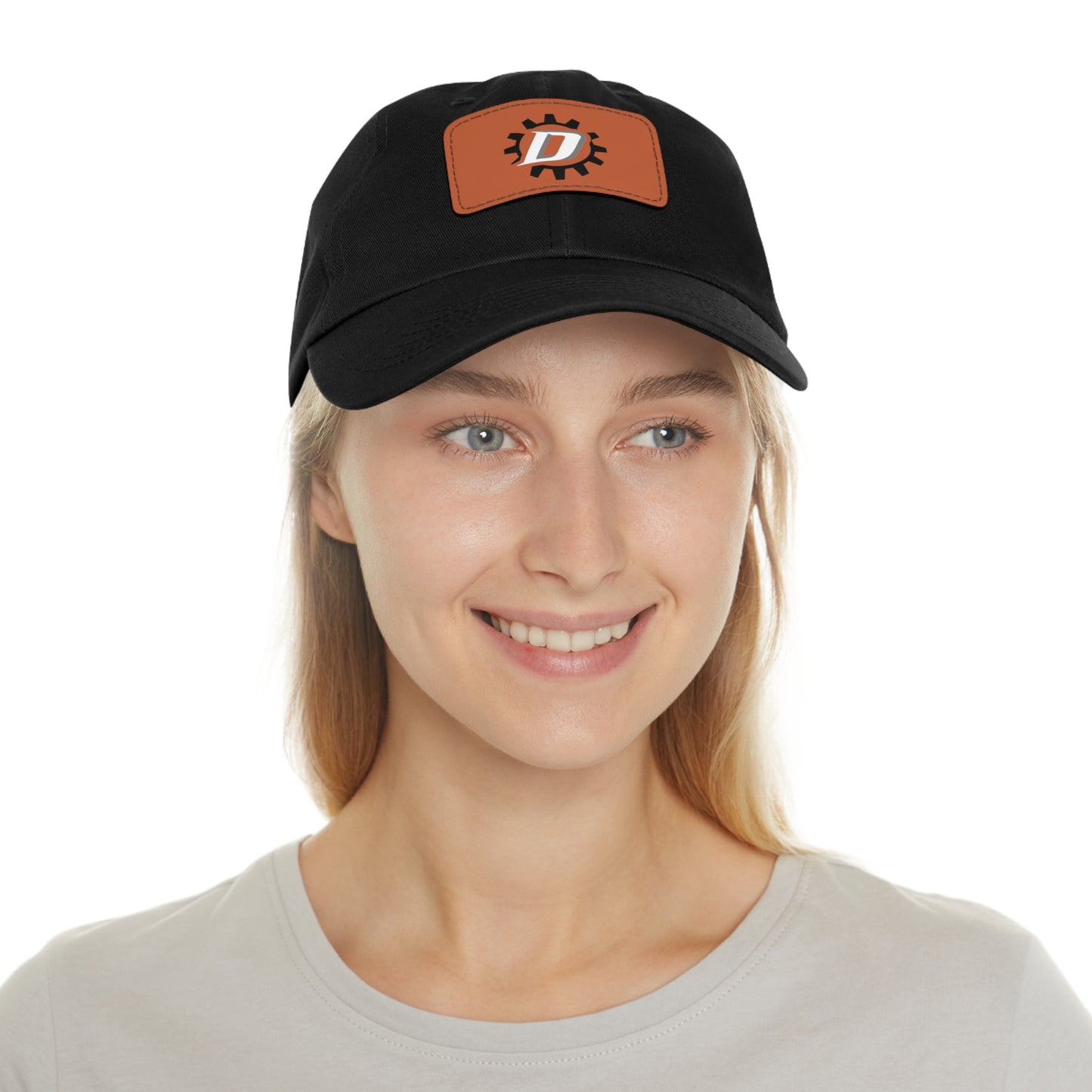 Unisex Hat with Leather Patch (Rectangle)