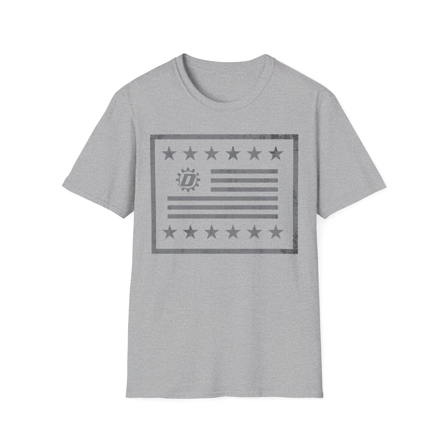 Gear Logo Flag Unisex Softstyle T-Shirt