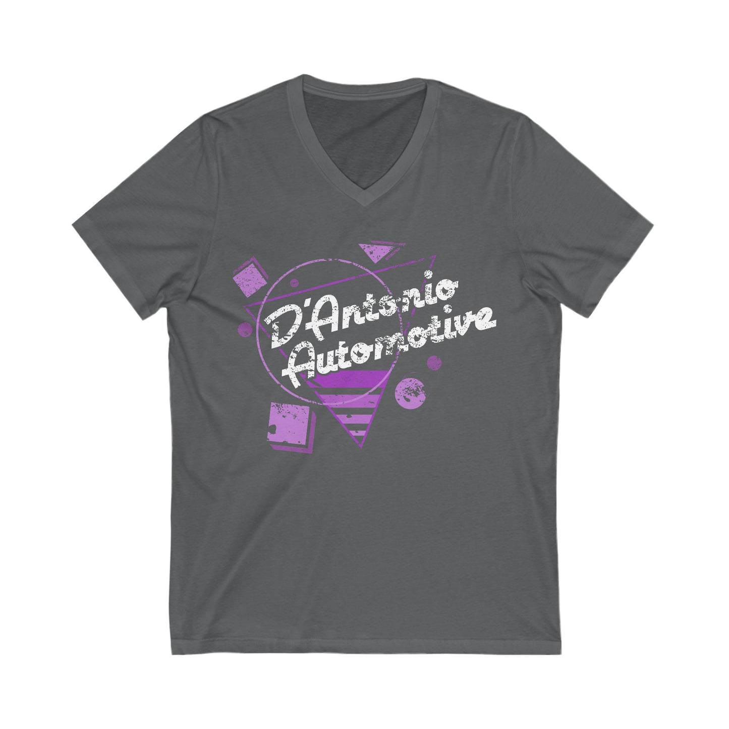 Retro D'Antonio Logo Unisex Jersey Short Sleeve V-Neck Tee