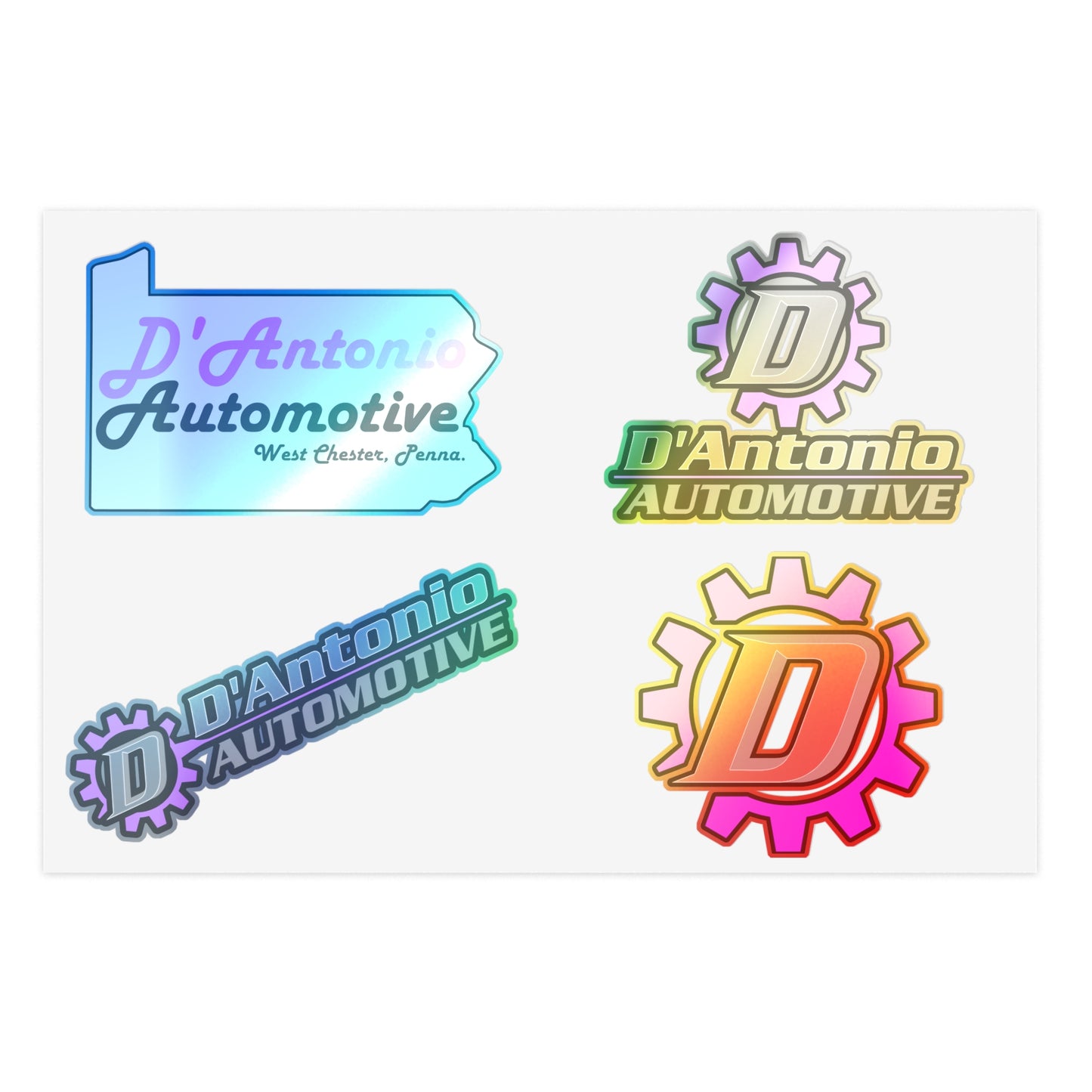 D'Antonio Auto Vinyl Sticker Sheets