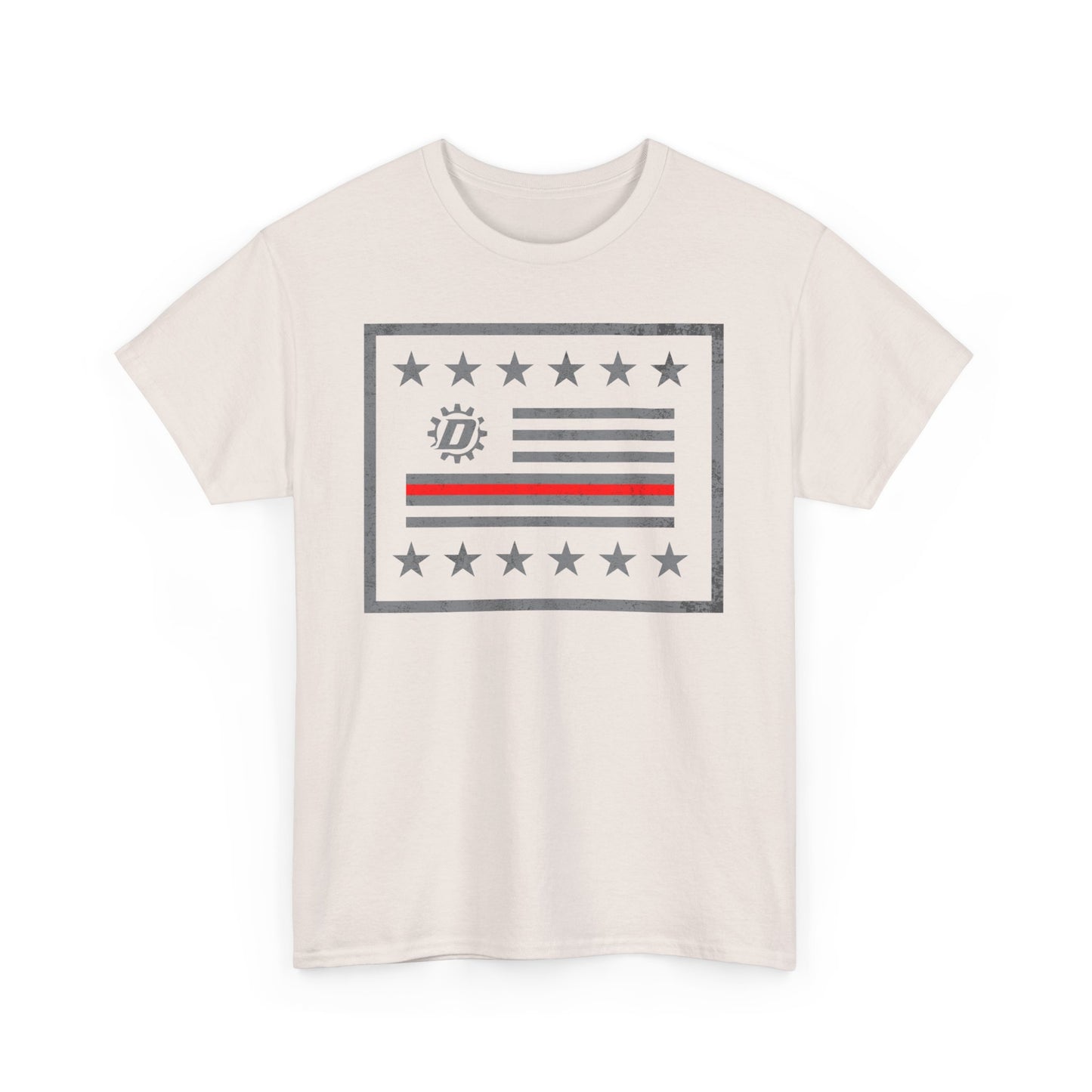 Thin Red Line Flag Unisex Heavy Cotton Tee