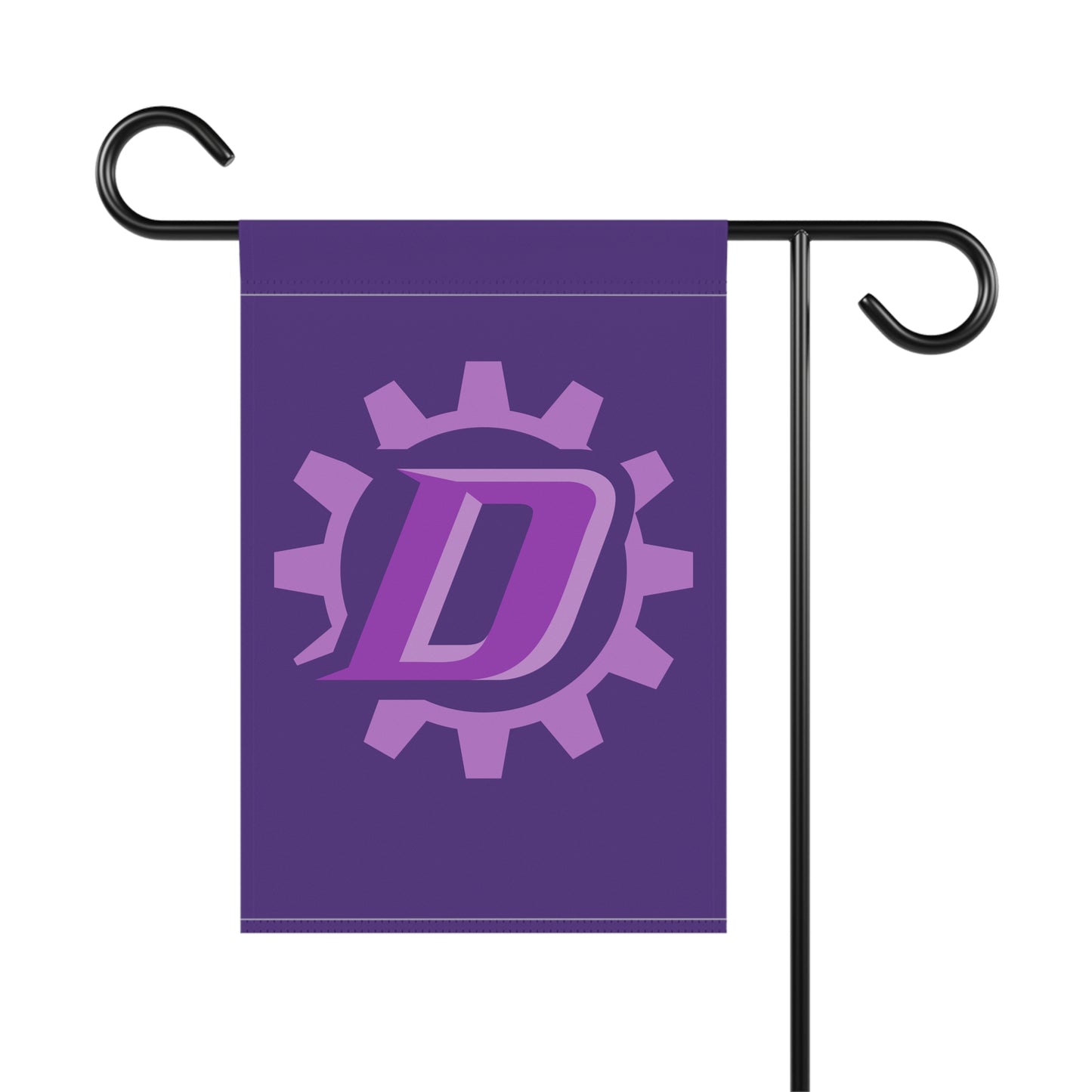 Gear Logo Garden & House Banner- Purple