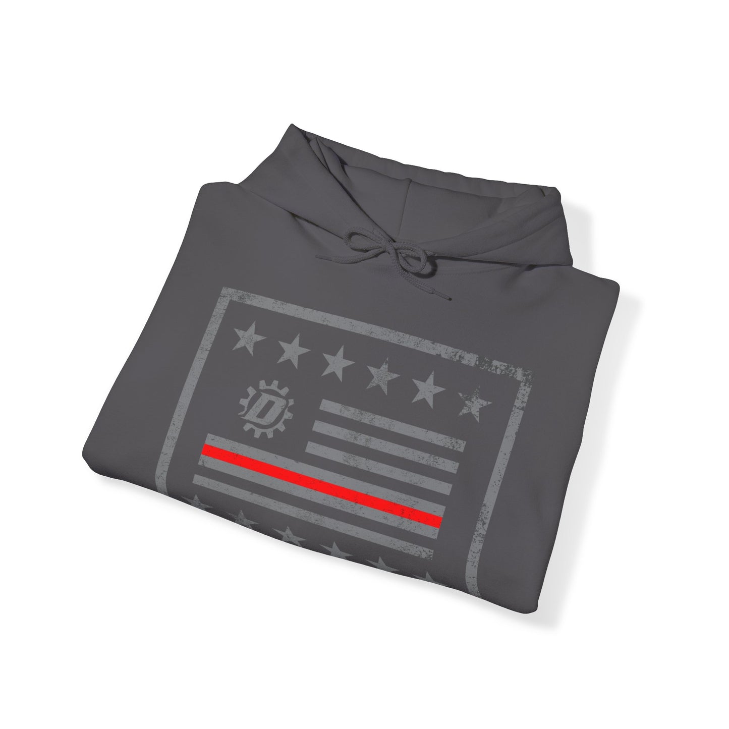 Thin Red Line Flag Unisex Heavy Blend™ Hooded Sweatshirt