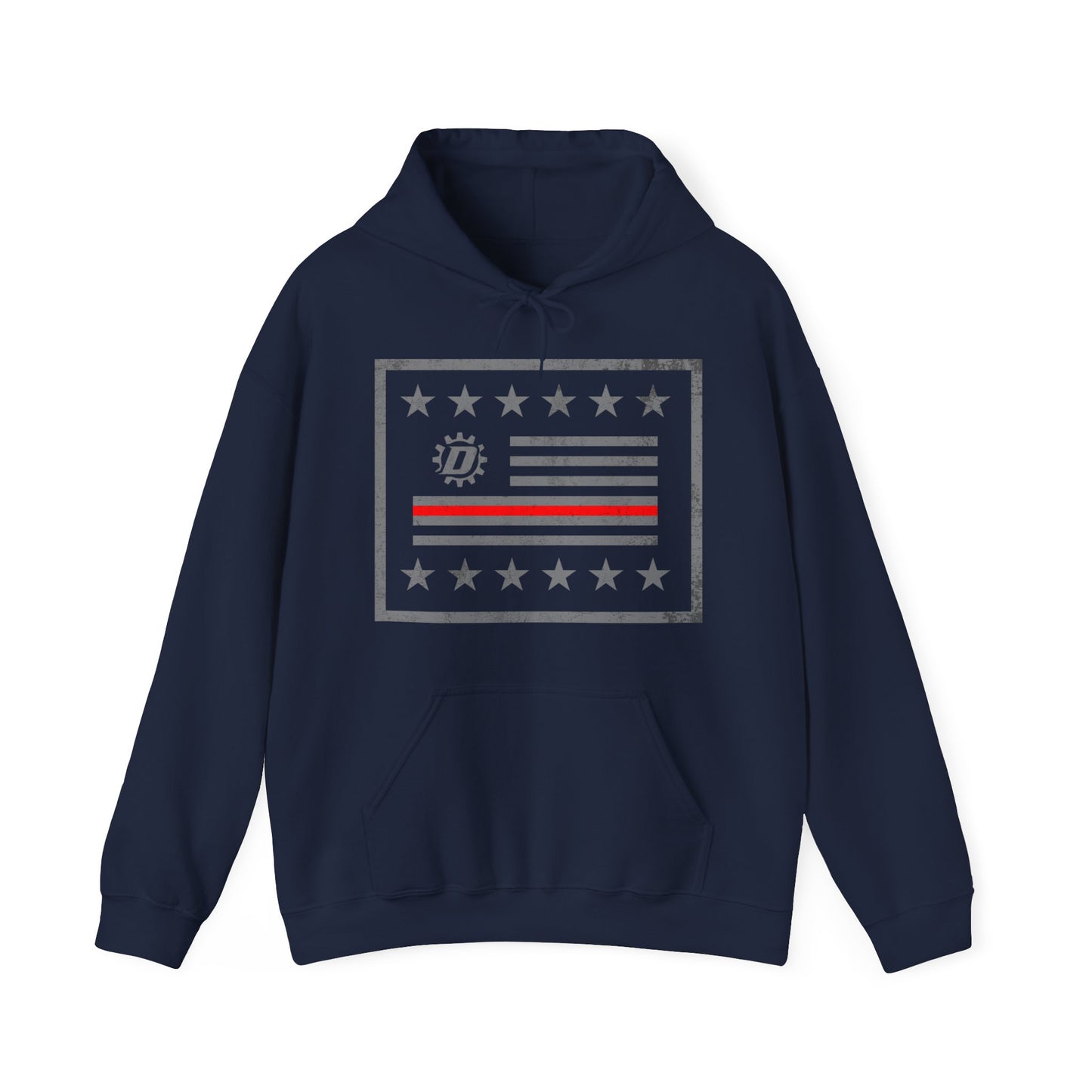 Thin Red Line Flag Unisex Heavy Blend™ Hooded Sweatshirt