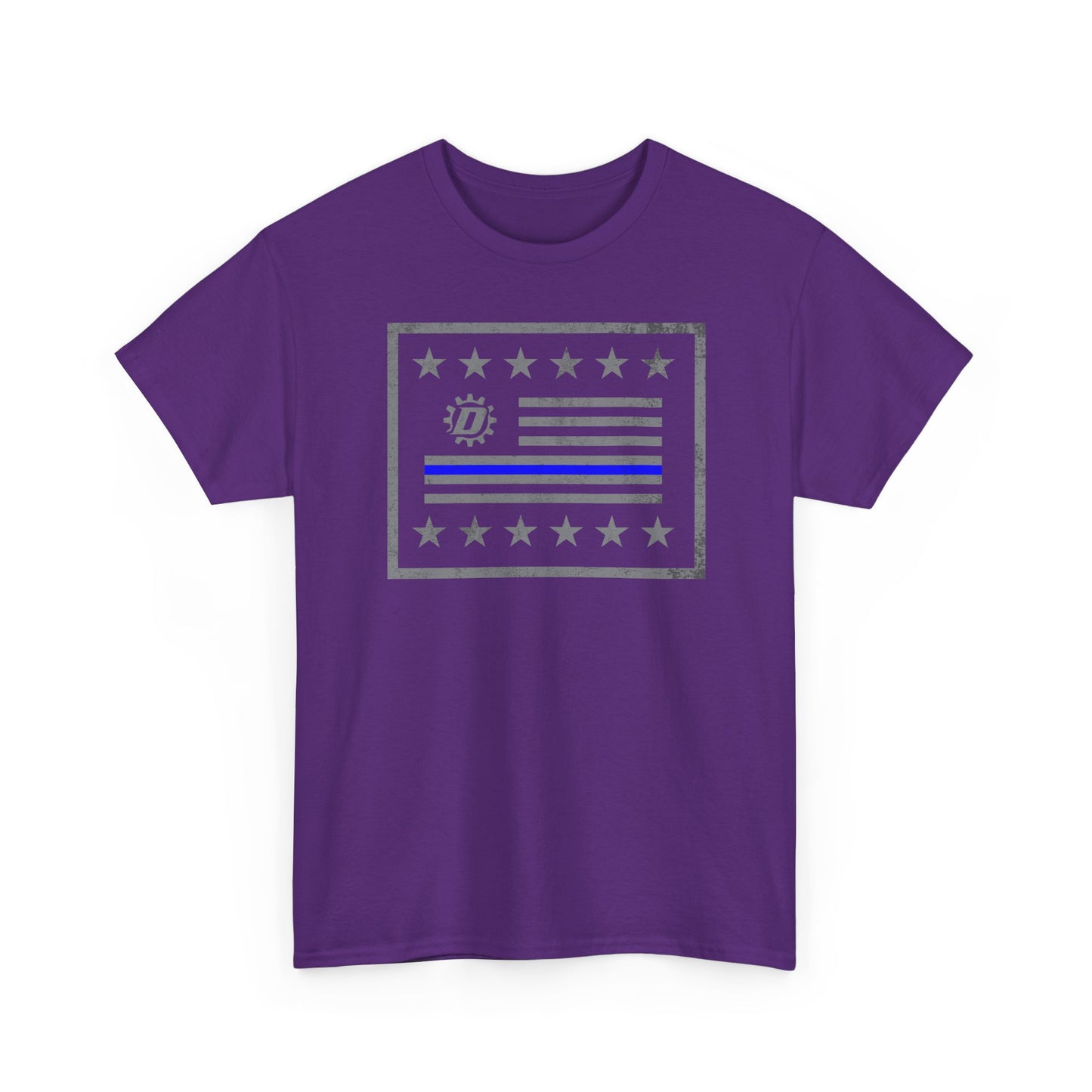 Thin Blue Line Flag T‑Shirt — Police Support Graphic Tee